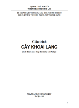 Giáo Trình Cây Khoai Lang