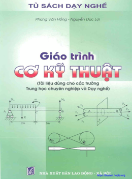 Giáo Trình Cơ Kỹ Thuật