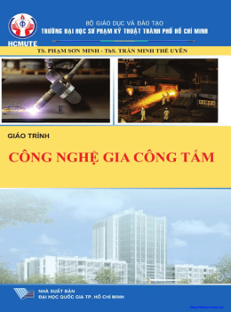 Giáo Trình Công Nghệ Gia Công Tấm
