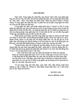 Giáo Trình Công Nghệ Sửa Chữa Đầu Máy Diezel