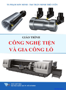 Giáo Trình Công Nghệ Tiện Và Gia Công Lỗ
