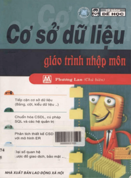 Giáo Trình Nhập Môn Cơ Sở Dữ Liệu