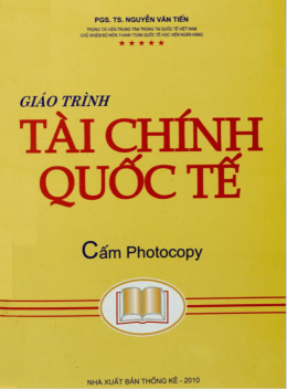 Giáo Trình Tài Chính Quốc Tế