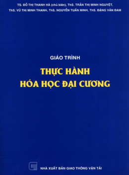 Giáo Trình Thực Hành Hóa Học Đại Cương
