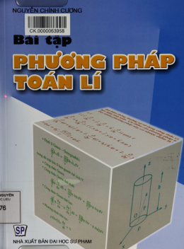 Học Liệu Số Bài Tập Phương Pháp Toán Lý