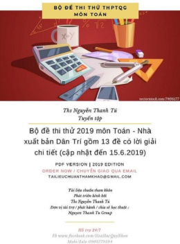 Học Liệu Số Bộ Đề Thi Thử Thptqg Môn Toán