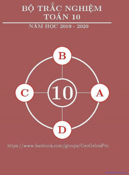 Học Liệu Số Bộ Trắc Nghiệm Toán Lớp 10 Năm Học 2019-2020