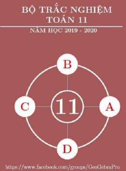 Học Liệu Số Bộ Trắc Nghiệm Toán Lớp 11 Năm Học 2019-2020