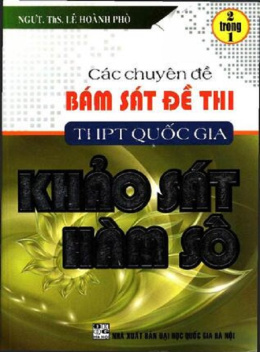 Học Liệu Số Các Chuyên Đề Bám Sát Đề Thi THPT Quốc Gia Khảo Sát Hàm Số