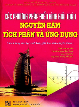 Học Liệu Số Các Phương Pháp Điển Hình Giải Toán Nguyên Hàm Tích Phân Và Ứng Dụng