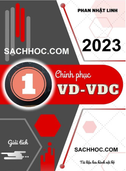 Học Liệu Số Chinh Phục VD-VDC Tập 1 – Giải Tích