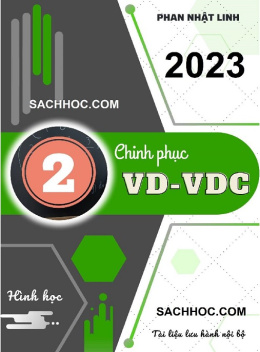Học Liệu Số Chinh Phục VD-VDC Tập 2 – Hình Học