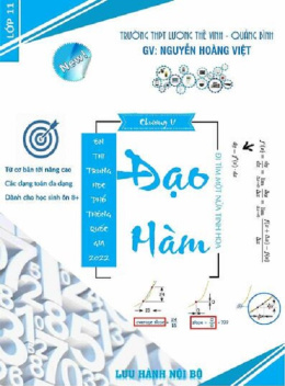 Học Liệu Số Chuyên Đề Đạo Hàm