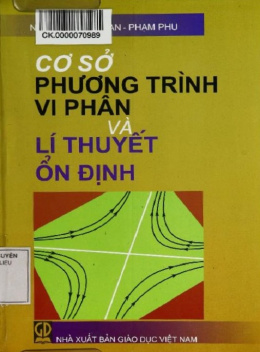 Học Liệu Số Cơ Sở Phương Trình Vi Phân Và Lý Thuyết Ổn Định