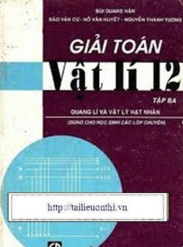 Sách Giải Toán Vật Lý Lớp 12 Tập 2