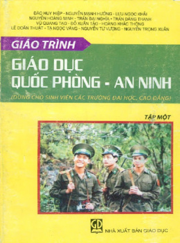 Sách Giáo Trình Giáo Dục Quốc Phòng An Ninh Tập 1