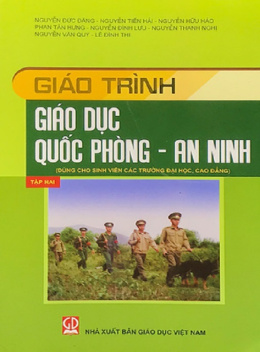 Sách Giáo Trình Giáo Dục Quốc Phòng An Ninh Tập 2
