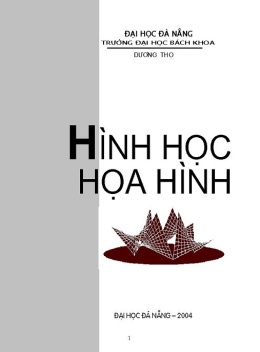 Sách Hình Học Họa Hình
