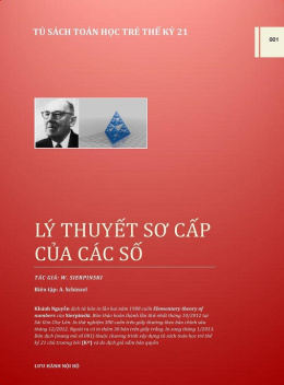 Sách Lý Thuyết Sơ Cấp Của Các Số