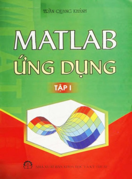 Sách Matlab Ứng Dụng Tập 1