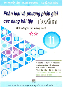 Sách Phân Loại Và Phương Pháp Giải Các Dạng Bài Tập Toán Lớp 11 Tập 2