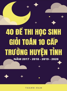 40 Đề Thi Học Sinh Giỏi Toán Lớp 10 Cấp Trường Huyện Tỉnh Năm 2017-2018-2019-2020