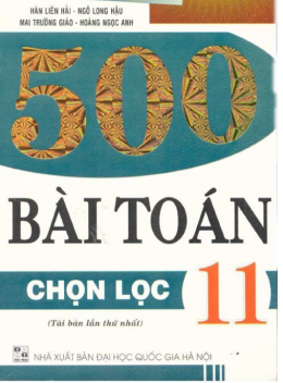 500 Bài Toán Chọn Lọc Lớp 11