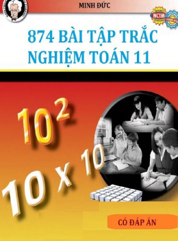 847 Bài Tập Trắc Nghiệm Toán Lớp 11