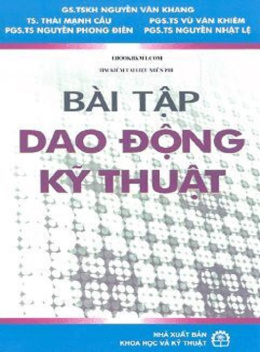 Học Liệu Số Bài Tập Dao Động Kỹ Thuật