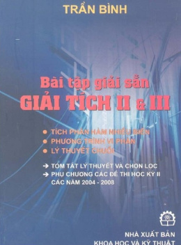 Học Liệu Số Bài Tập Giải Sẵn Giải Tích Tập 2-3