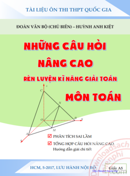 Những Câu Hỏi Nâng Cao Rèn Luyện Kỹ Năng Giải Toán