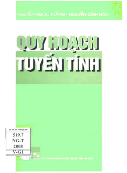 Quy Hoạch Tuyến Tính