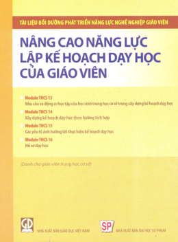 Nâng Cao Năng Lực Lập Kế Hoạch Dạy Học Của Giáo Viên
