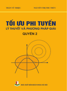 Tối Ưu Phi Tuyến Lý Thuyết Và Phương Pháp Giải Tập 2